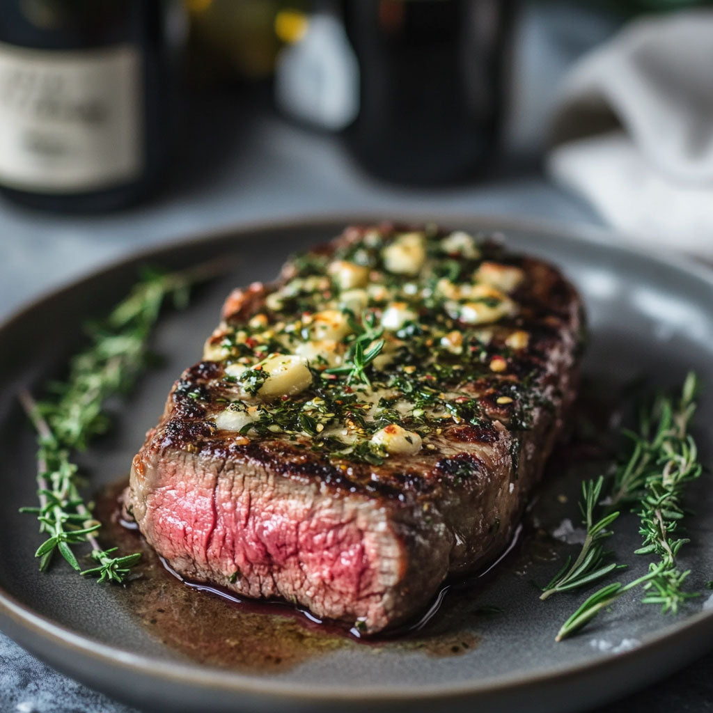 Herb-Crusted Steak